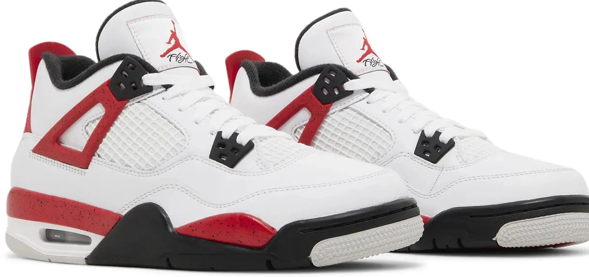 GS 'Red Jordan Retro 4 Cement' Air 0727